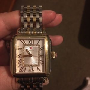 Michele Deco Madison Two Tone, Diamond Dial